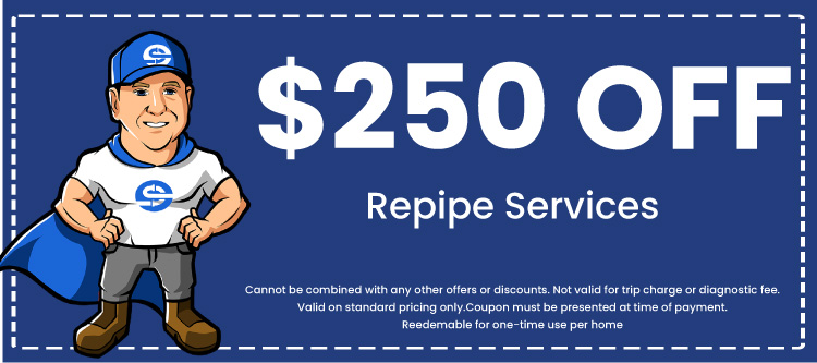 Discount on Repipe Services