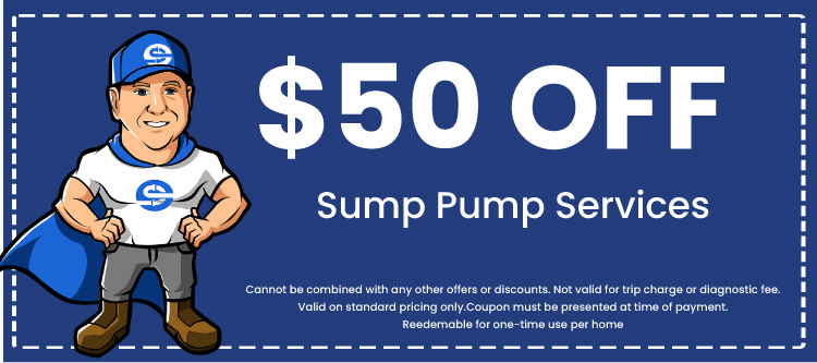 Discount on Sump Pump Services