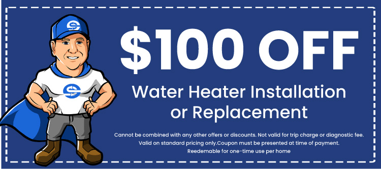 Discount on Water Heater Installation or Replacement