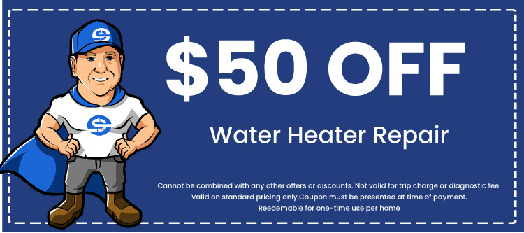 Discount on Water Heater Repair